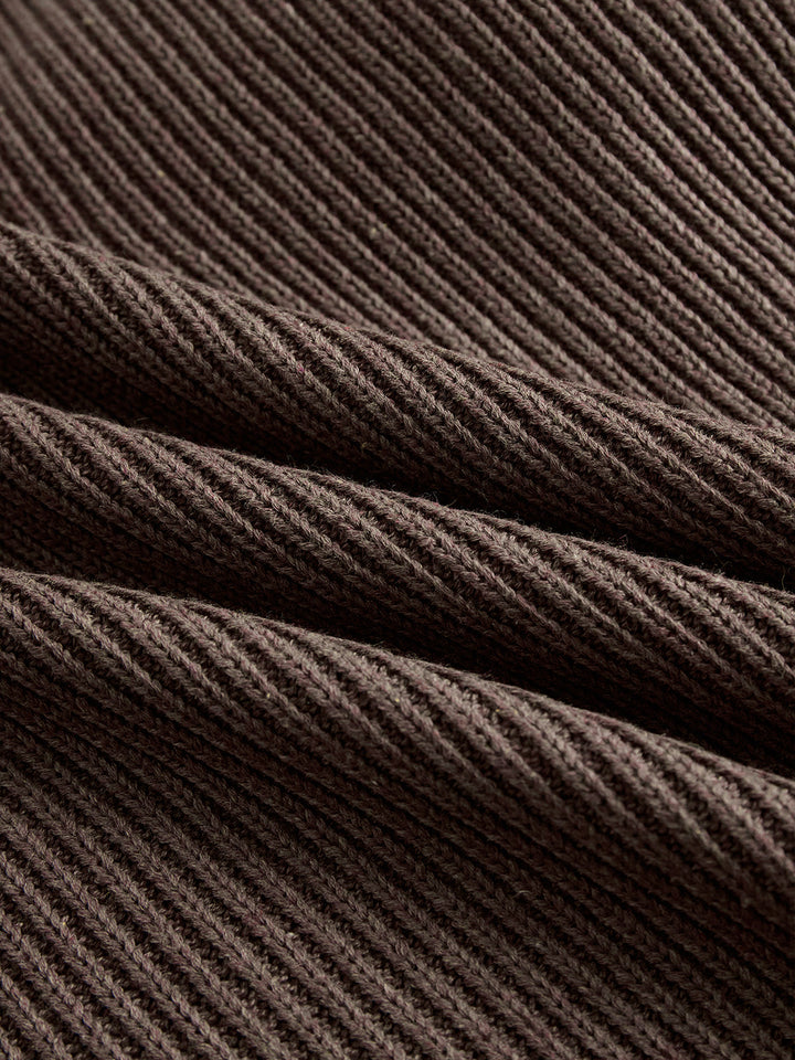 Niena | Classic Pleated Knit Midi Dress